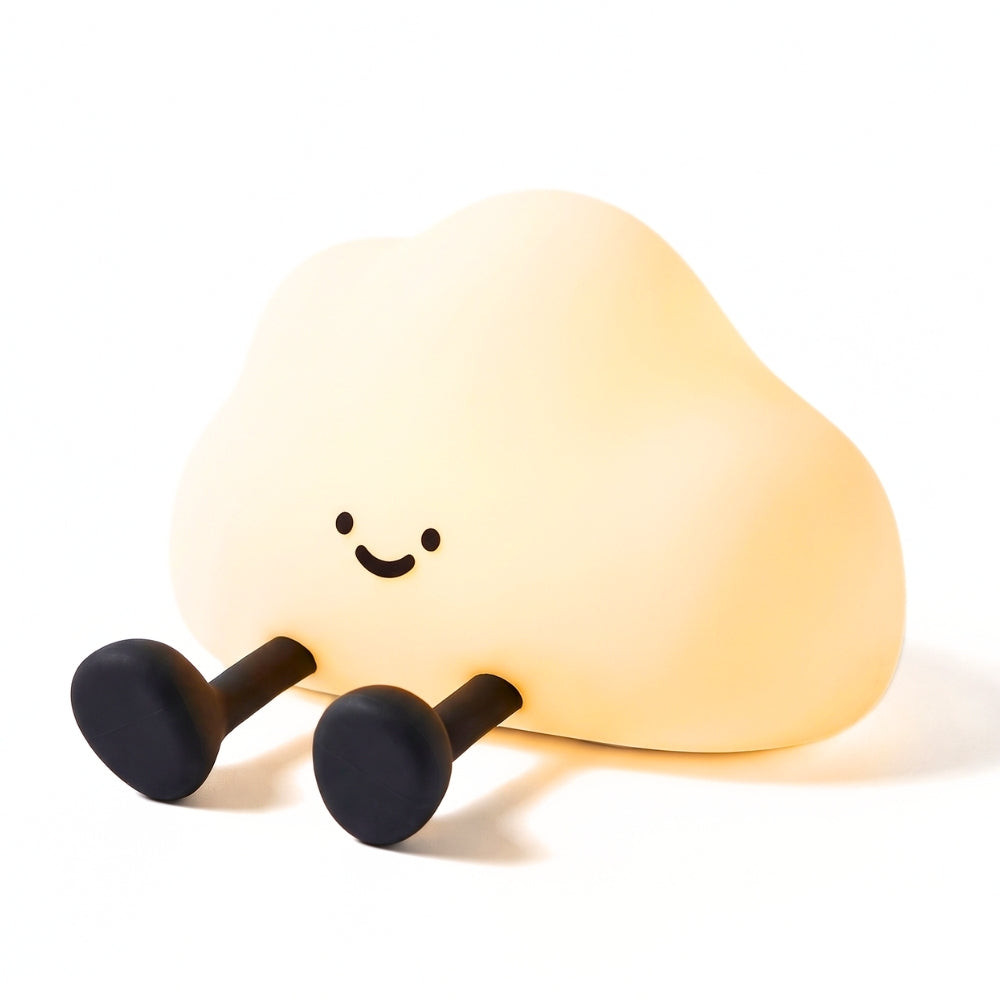 Lámpara nocturna infantil de silicona con diseño de nube