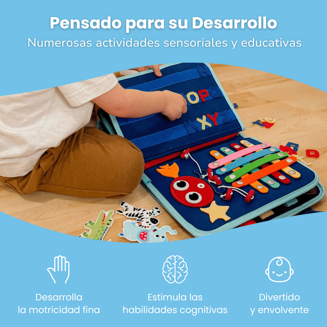 Libro de Actividades Montessori - Niño Feliz