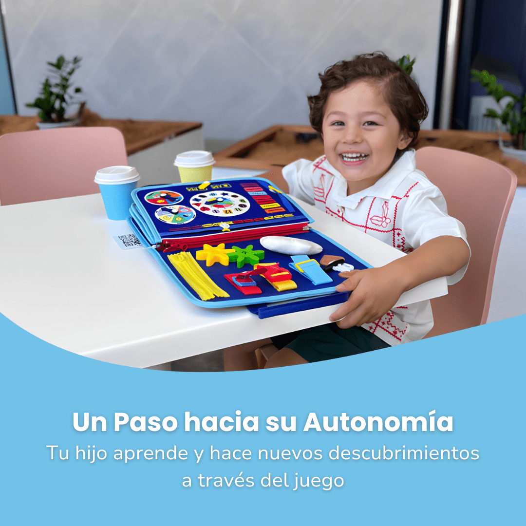 Libro de Actividades Montessori - Niño Feliz