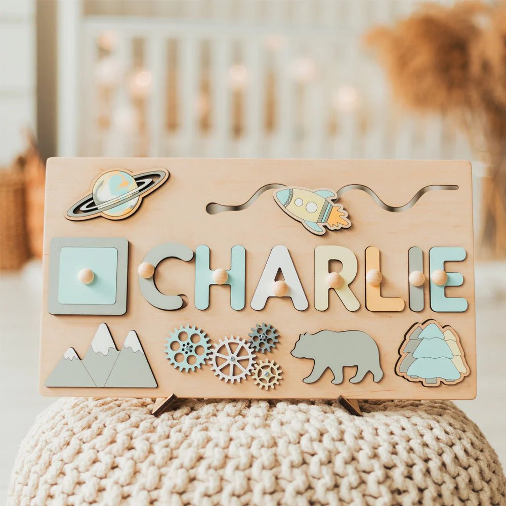 Rompecabezas de Madera Personalizado - Niño Feliz