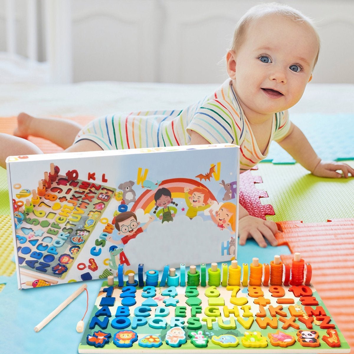 Rompecabezas Montessori de Madera - Niño Feliz