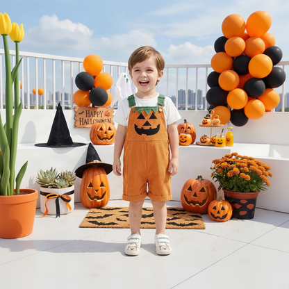 Peto infantil de Halloween listo para una celebración