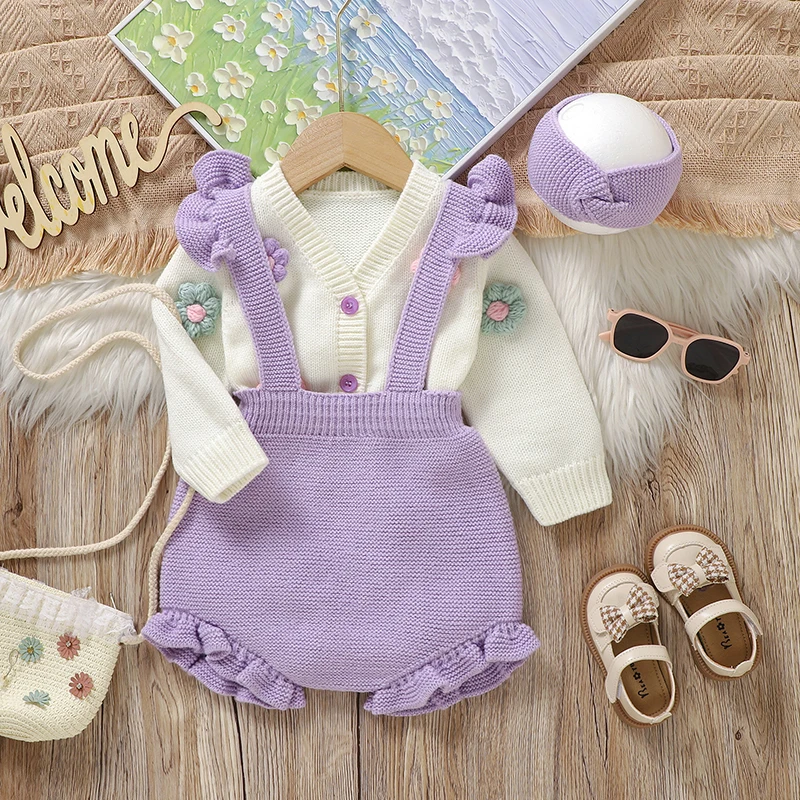 Conjunto completo de tres piezas para bebé