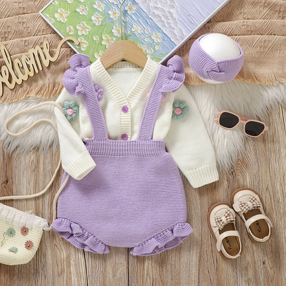Conjunto completo de tres piezas para bebé
