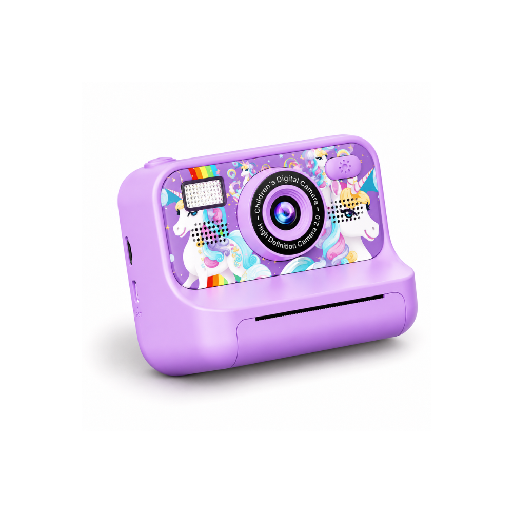 Detalle de la cámara infantil para fotos y videos creativos
