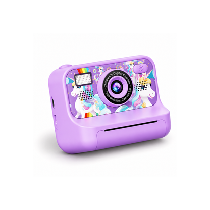 Detalle de la cámara infantil para fotos y videos creativos