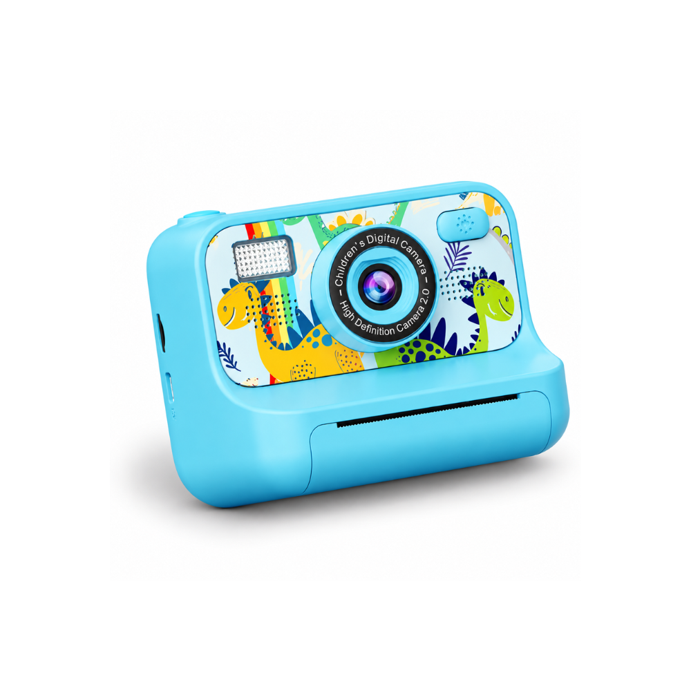 Cámara digital infantil presentada como regalo para niños