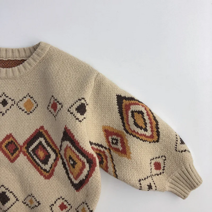 Cuello del suéter infantil con acabado cómodo