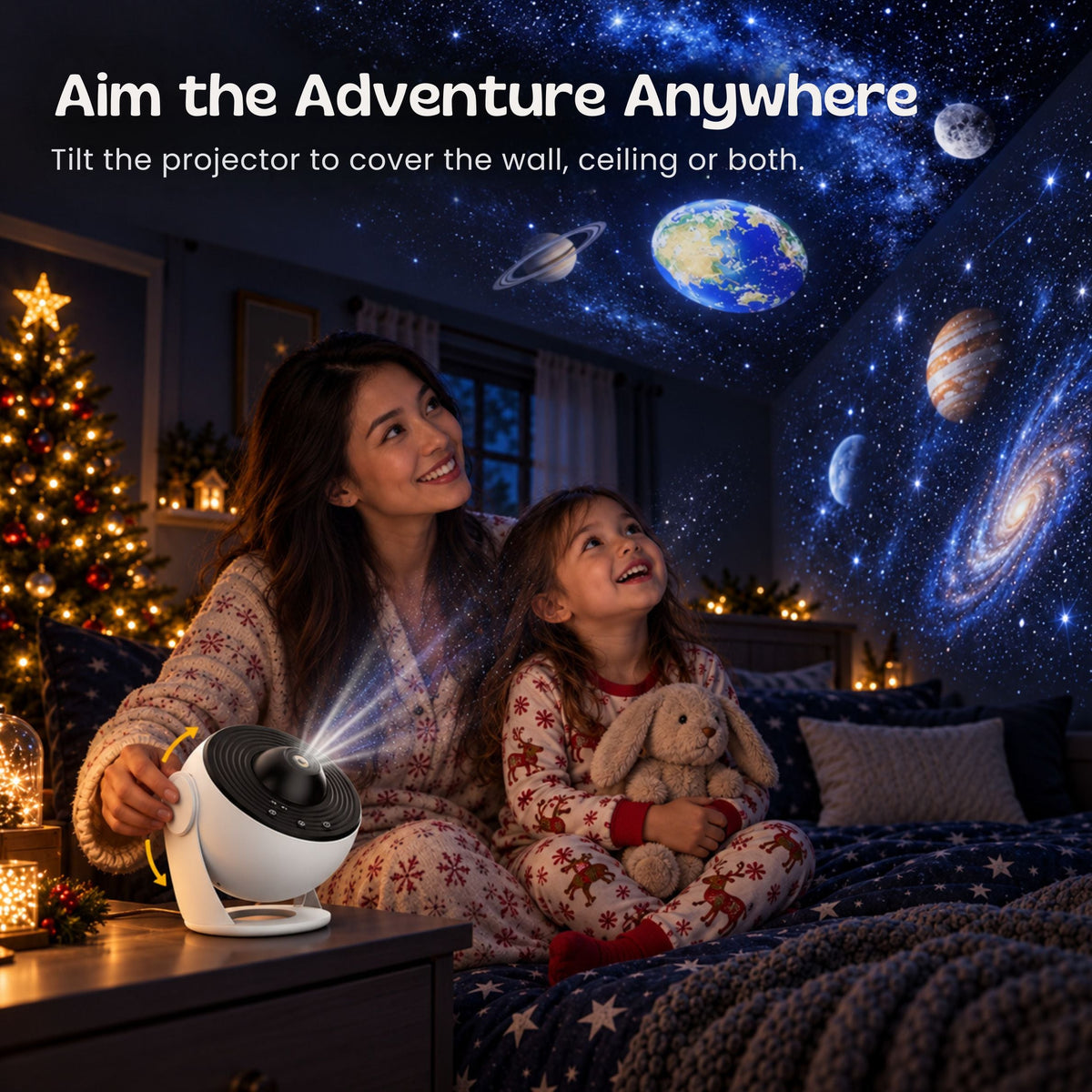 Luz nocturna con diseño de domo para niños