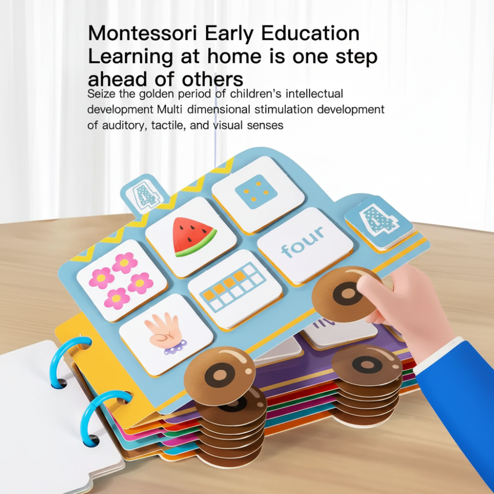 Libro de conteo para practicar mediante juegos educativos