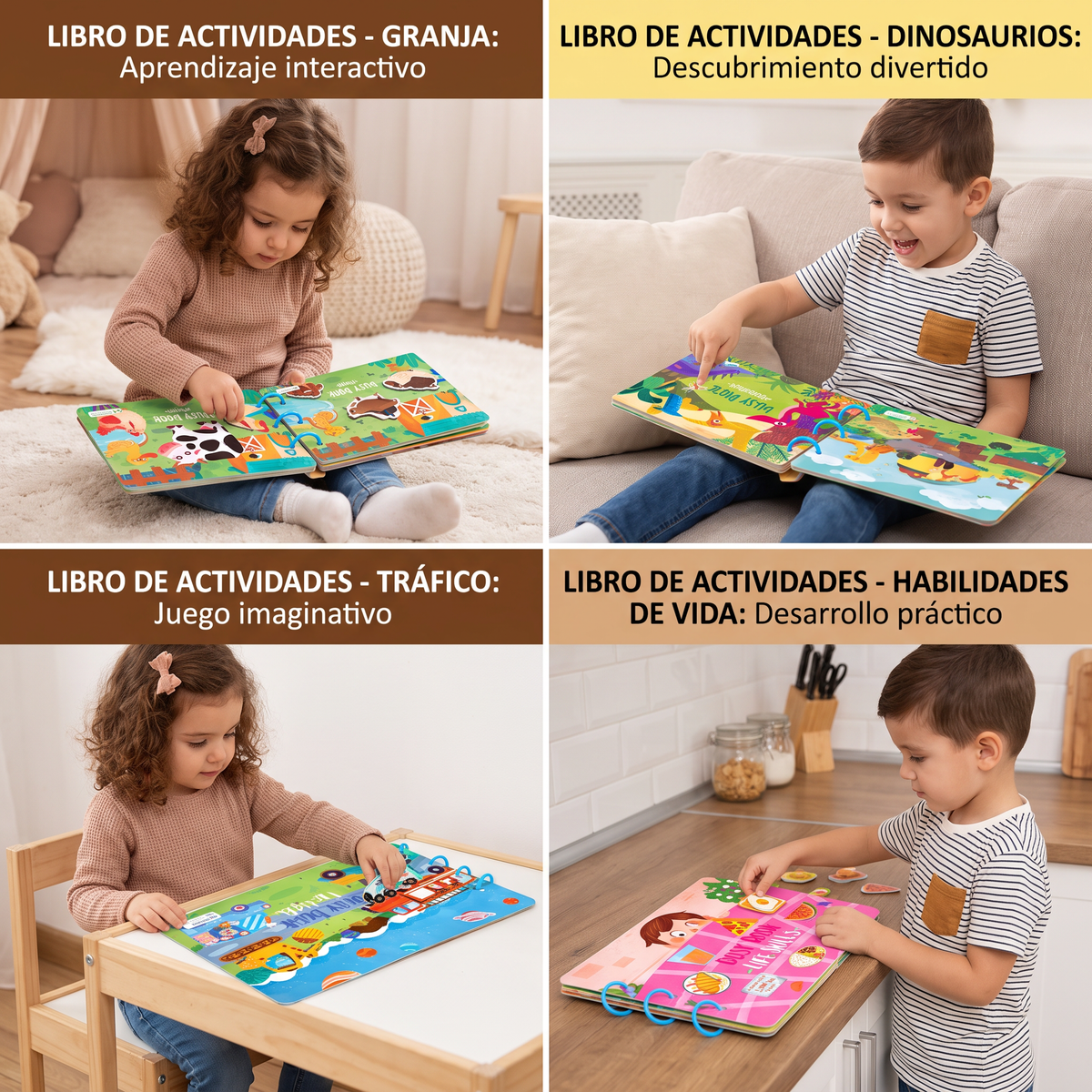 Ilustraciones de oficios y profesiones para niños