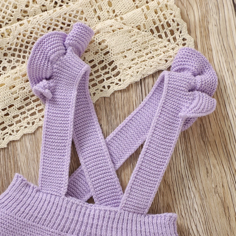 Ropa para bebé con chaleco, overol y diadema a juego