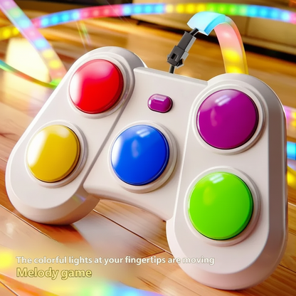 Juego de luces y botones para mejorar la coordinación