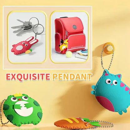 Kit de manualidades para niños diseñado para practicar puntadas sencillas