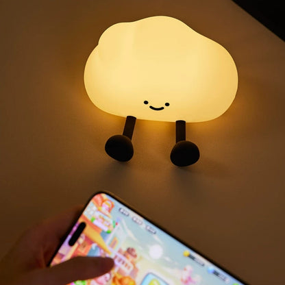 Lámpara infantil de nube como accesorio decorativo