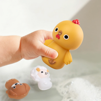 Juguetes infantiles de silicona con formas de animales