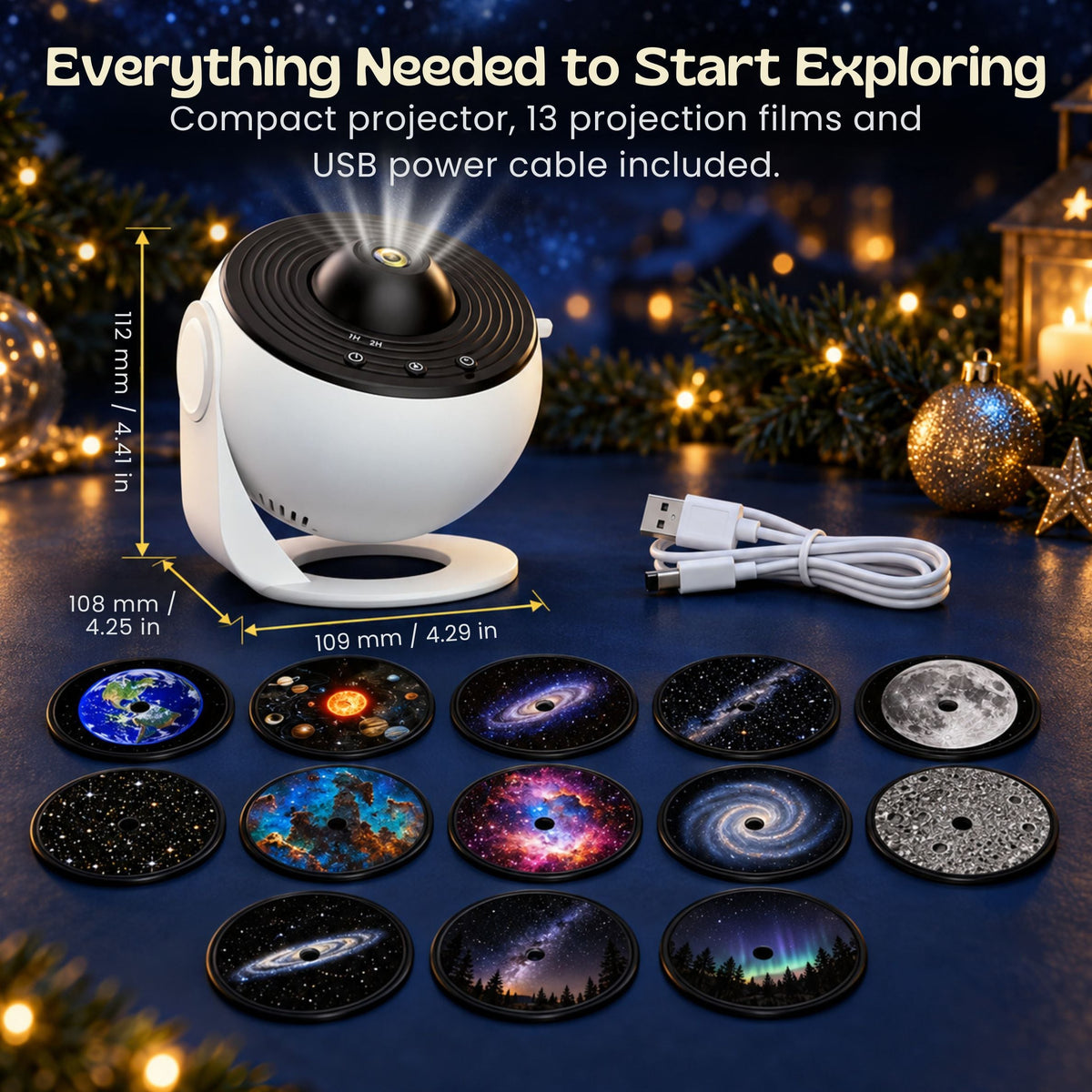 Proyector de estrellas ideal para dormir y relajarse