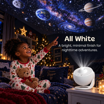 Proyector De Galaxia Con Luz Nocturna Infantil
