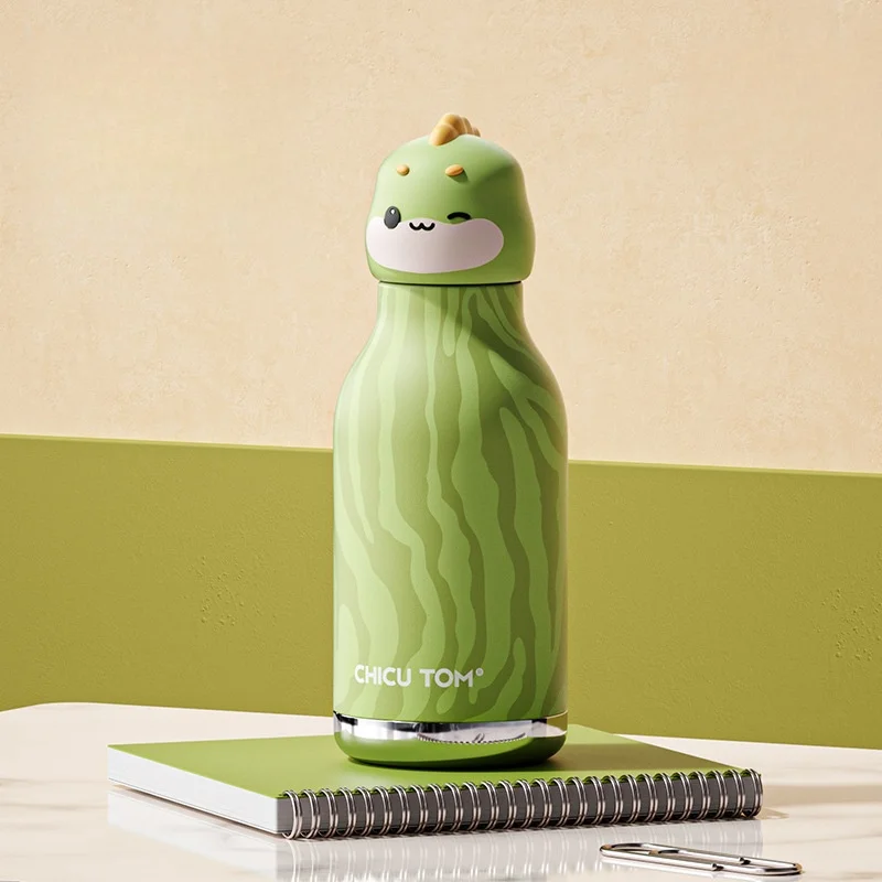 Termo Infantil de Acero Inoxidable con Diseño de Animales
