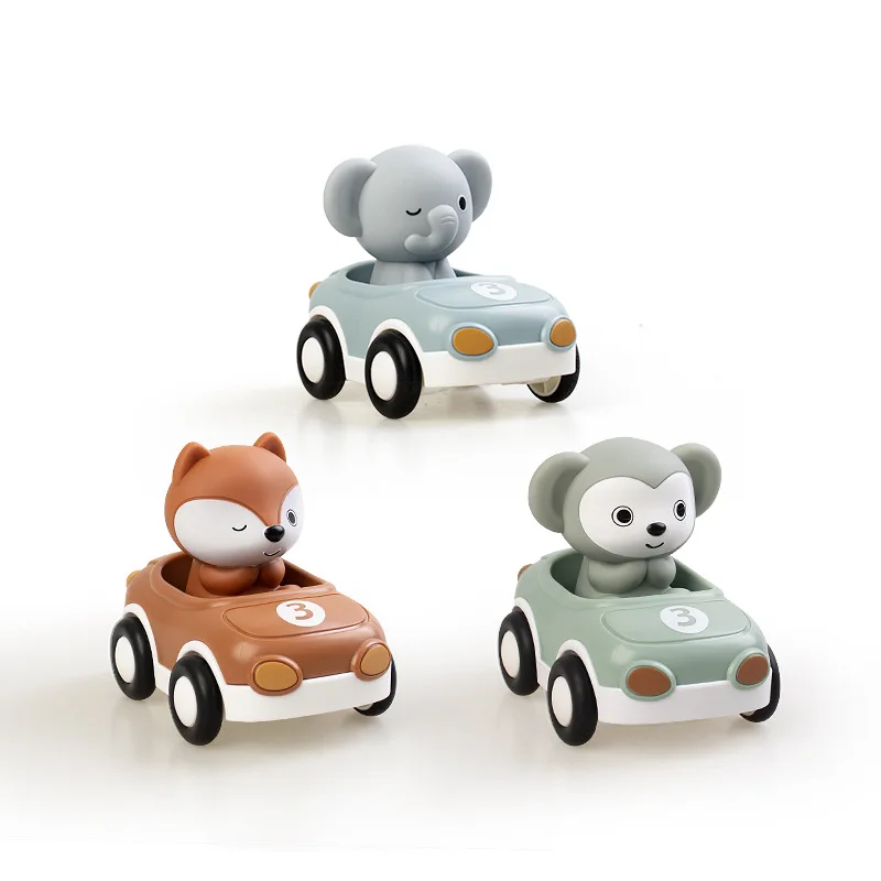 Carritos de animales de 3 piezas para regalo infantil