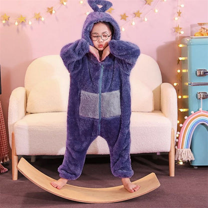 Disfraz infantil visto por la parte posterior para apreciar su diseño