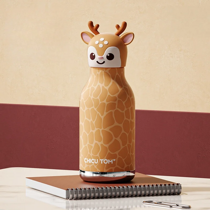Termo Infantil de Acero Inoxidable con Diseño de Animales