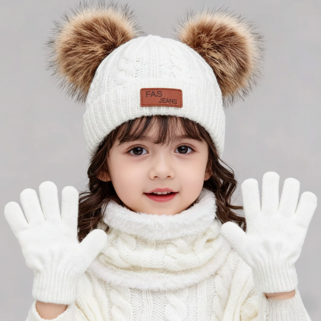 Set completo de accesorios invernales para niños