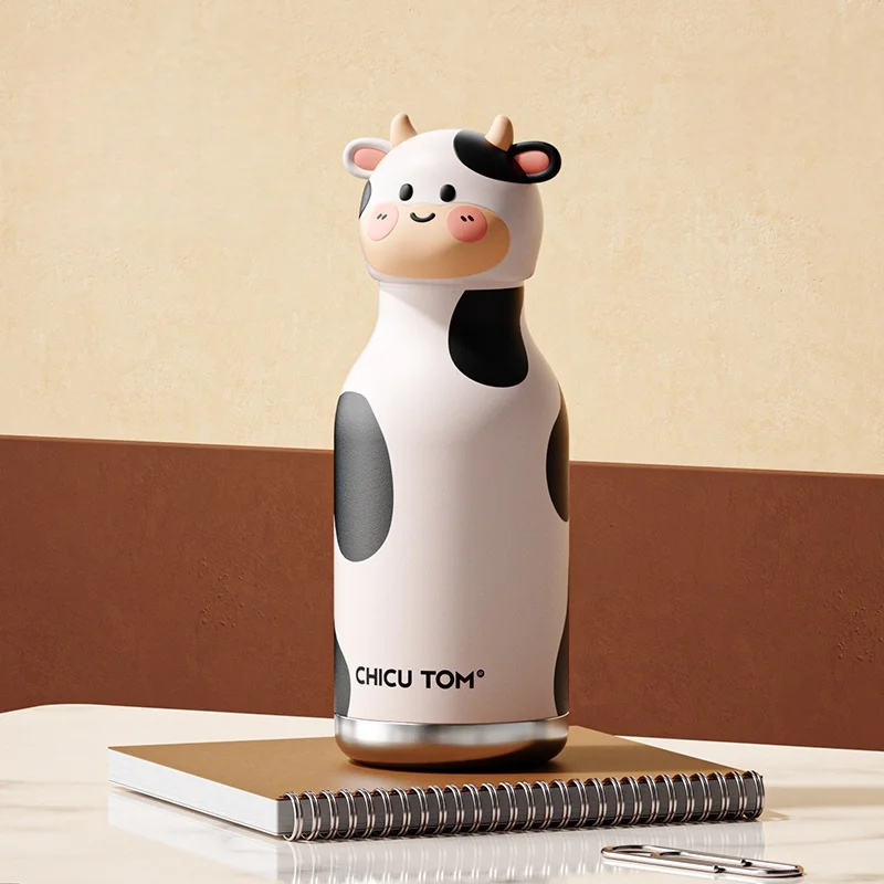 Termo Infantil de Acero Inoxidable con Diseño de Animales