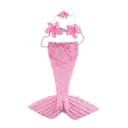 Disfraz De Sirena Para Bebé Con Cola Top Y Diadema