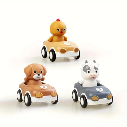 Set de vehículos de juguete de silicona para niños