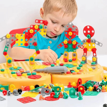 Caja De Herramientas De Juguete Montessori Para Niños - Niño Feliz