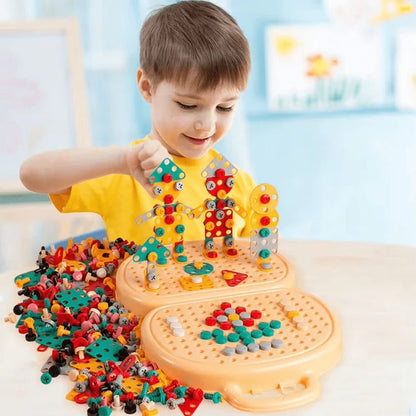 Caja De Herramientas De Juguete Montessori Para Niños - Niño Feliz