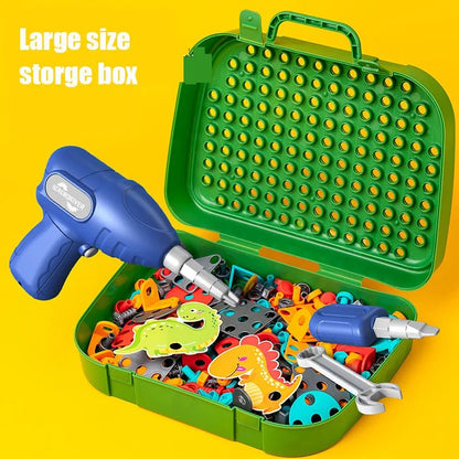 Caja De Herramientas De Juguete Montessori Para Niños - Niño Feliz