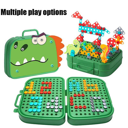 Caja De Herramientas De Juguete Montessori Para Niños - Niño Feliz