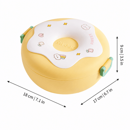 Caja de Lunch Infantil con Compartimentos - Niño Feliz