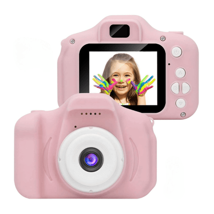 Cámara Infantil Con Doble Cámara y Video HD 1080p - Niño Feliz
