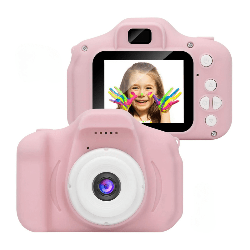 Cámara Infantil Con Doble Cámara y Video HD 1080p - Niño Feliz