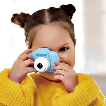 Cámara Infantil Con Doble Cámara y Video HD 1080p - Niño Feliz