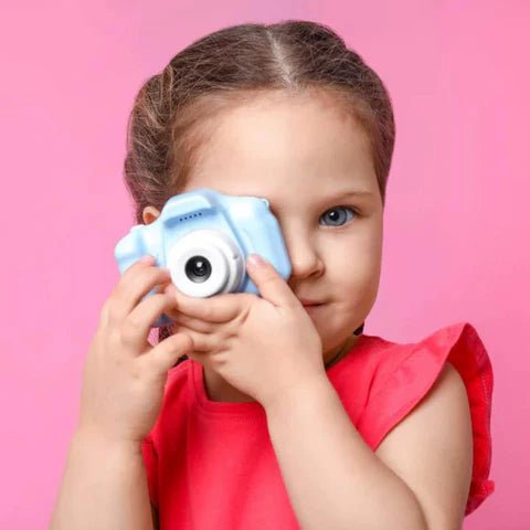 Cámara Infantil Con Doble Cámara y Video HD 1080p - Niño Feliz