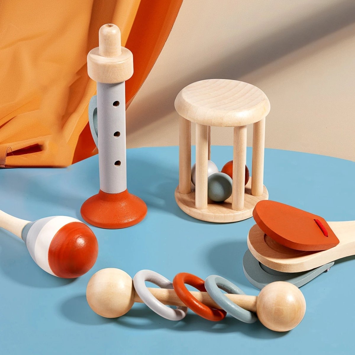 Campana Musical Suave Montessori Para Bebé - Niño Feliz