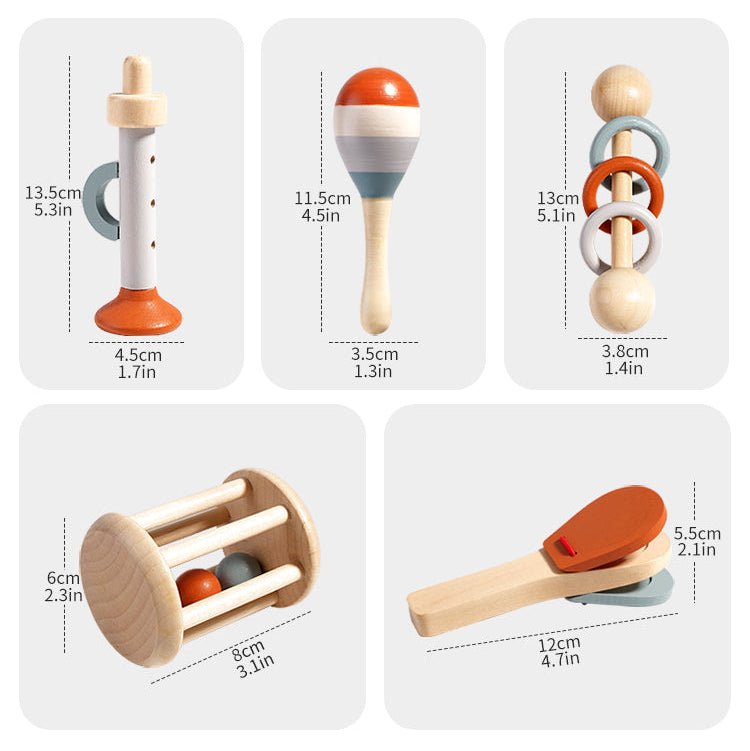 Campana Musical Suave Montessori Para Bebé - Niño Feliz