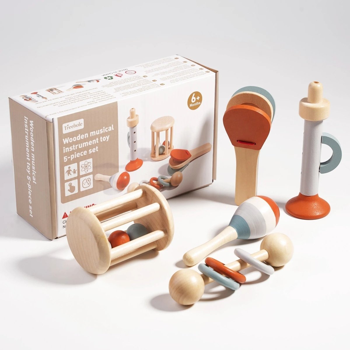 Campana Musical Suave Montessori Para Bebé - Niño Feliz
