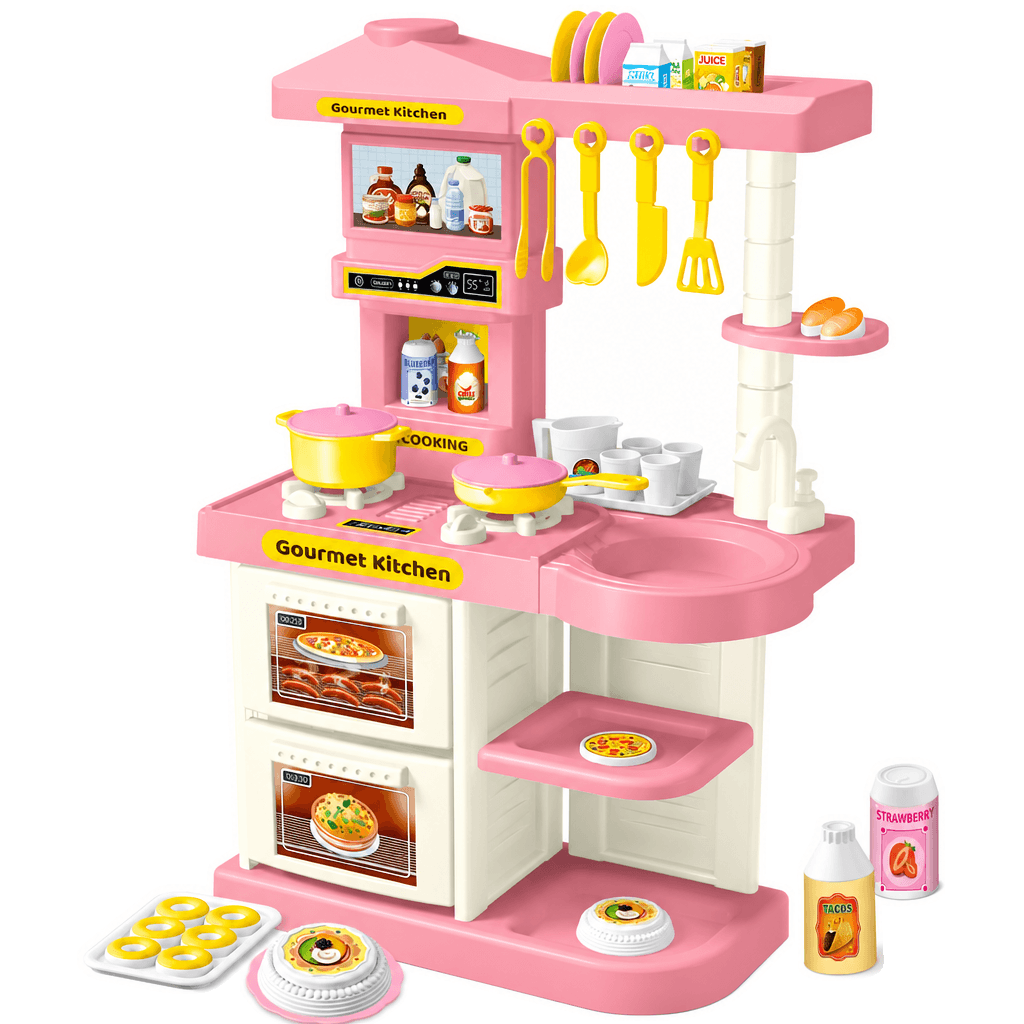 Cocina De Juguete Con Lavabo De Agua Real - Niño Feliz
