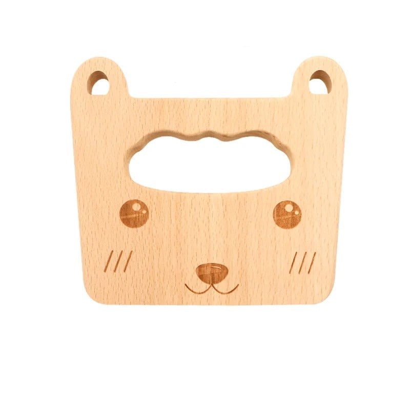 Cuchillo De Madera Para Niños Montessori - Niño Feliz