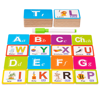 Tablero De Letras Para Trazar Y Practicar Escritura