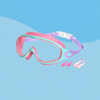 Gafas de natación con clip - Niño Feliz