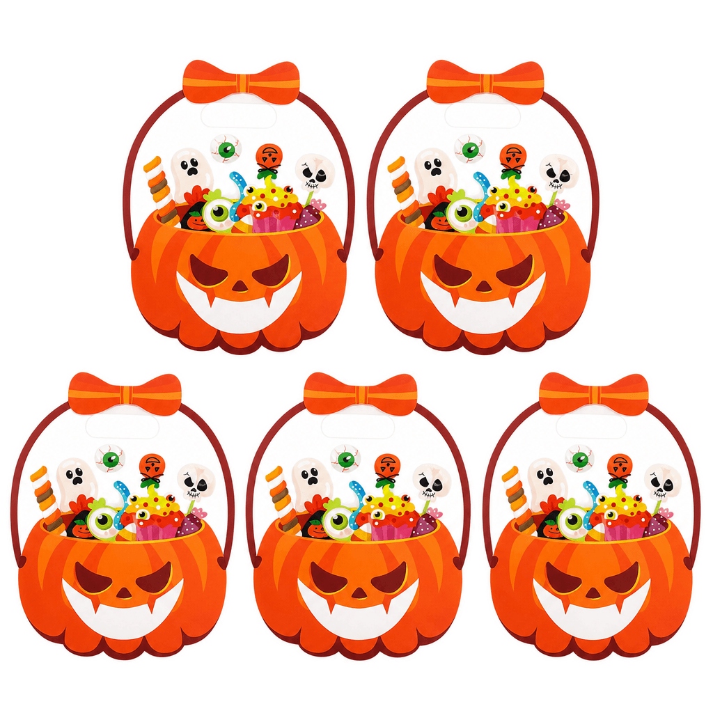 Detalle de las bolsas para dulces con estilo de caldero