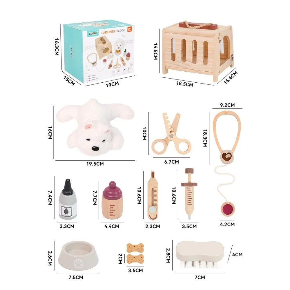 Set de Veterinario para Niños de Madera