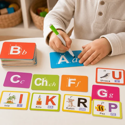 Tablero De Letras Para Trazar Y Practicar Escritura
