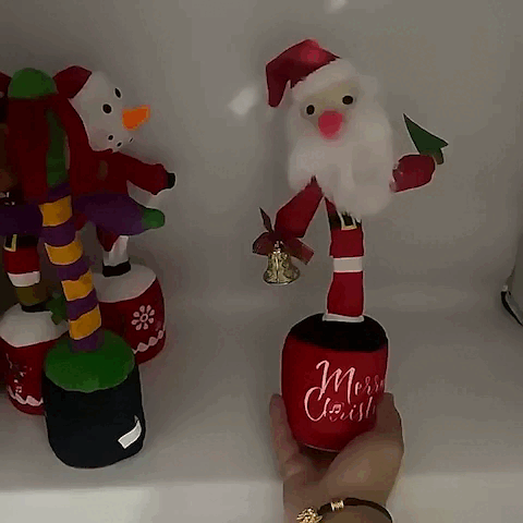 Peluche Navideño Interactivo Con Música Y Movimiento